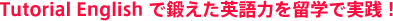 Tutorial EnglsihŒbp͂𗯊wŎHI
